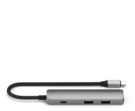 Satechi 4-in-1 USB-C Slim Multiport Adapter 4K USB-C, szary STP4SM - 1358259 - zdjęcie 3